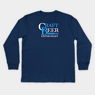 CRAFT BEER ENTHUSIAST Kids Long Sleeve T-Shirt